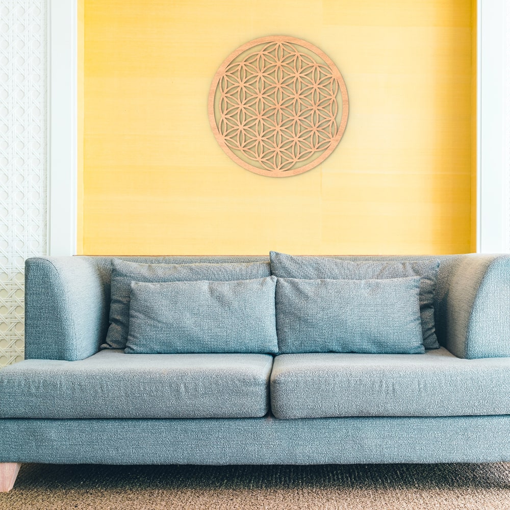 Flower Of Life Wood Wall Art