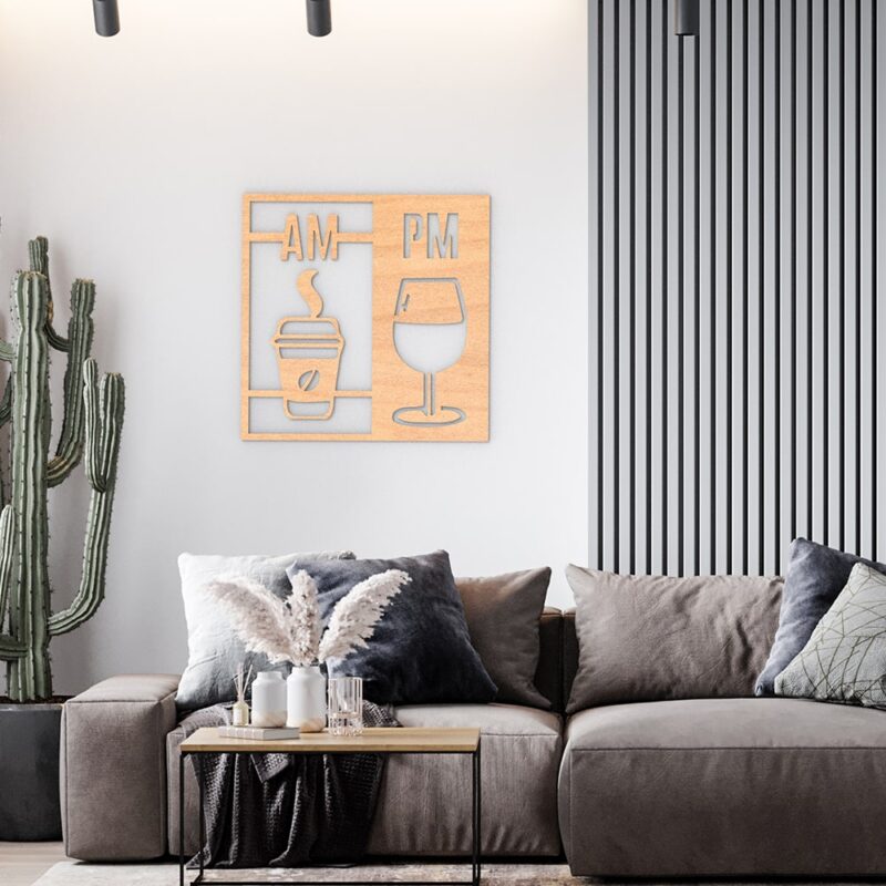 coffee and wine wall art