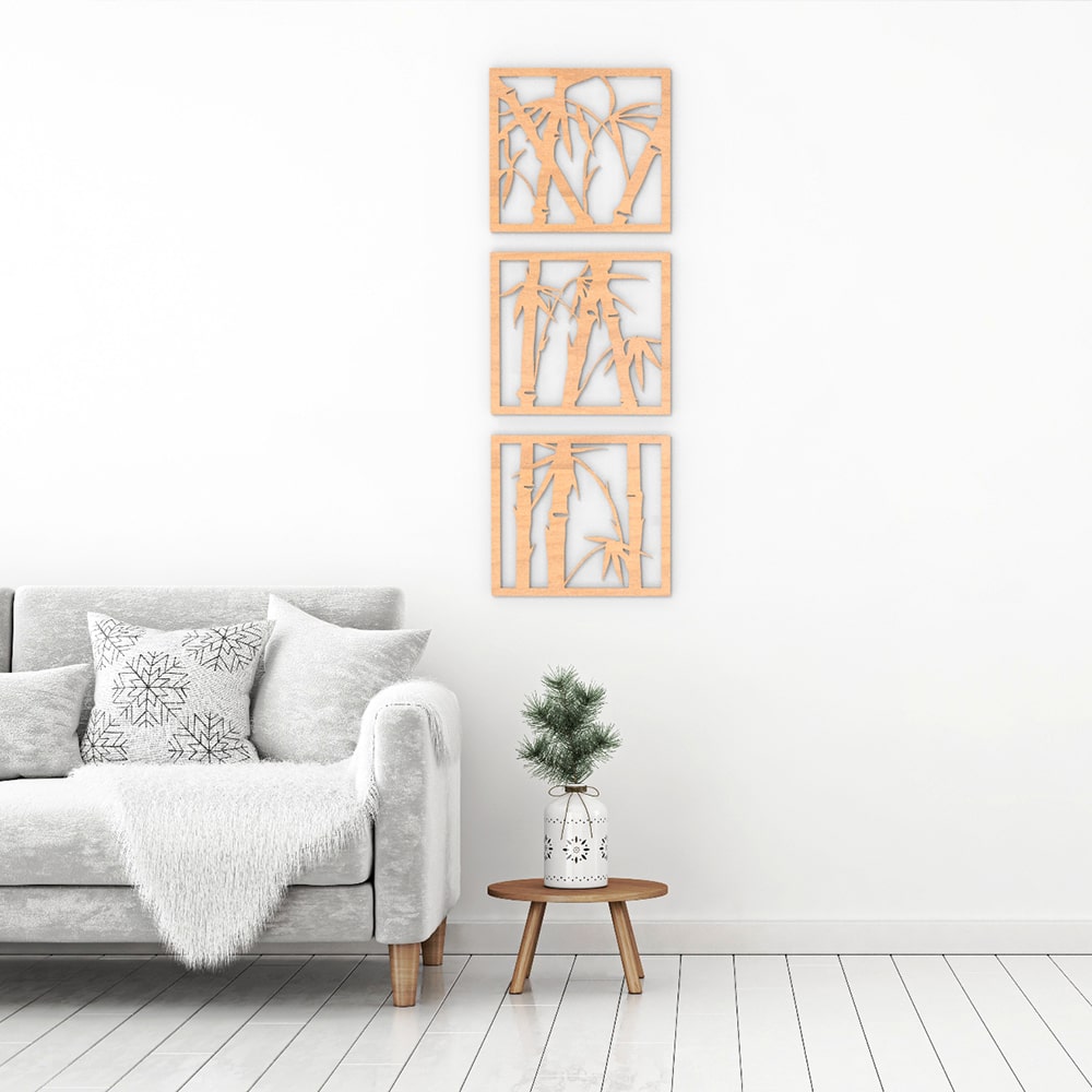 bamboo wall art