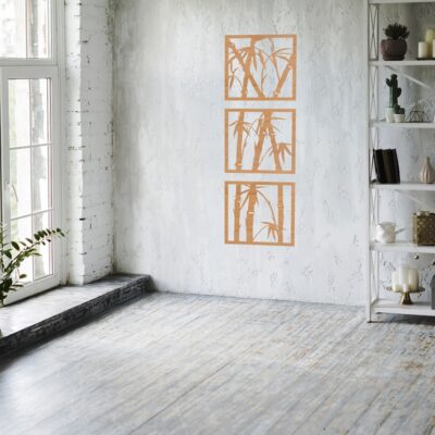 bamboo wall art