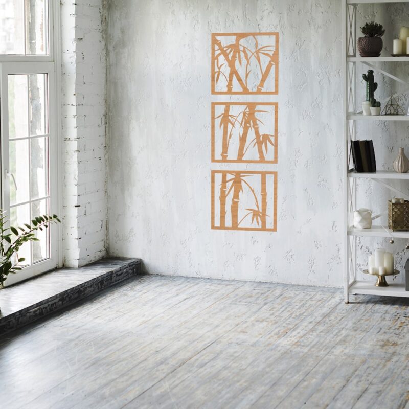 bamboo wall art