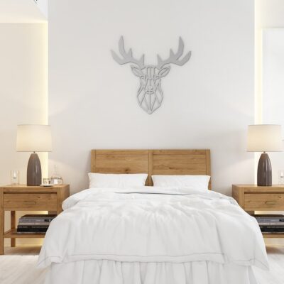 Deer Geometric Wood Wall Art