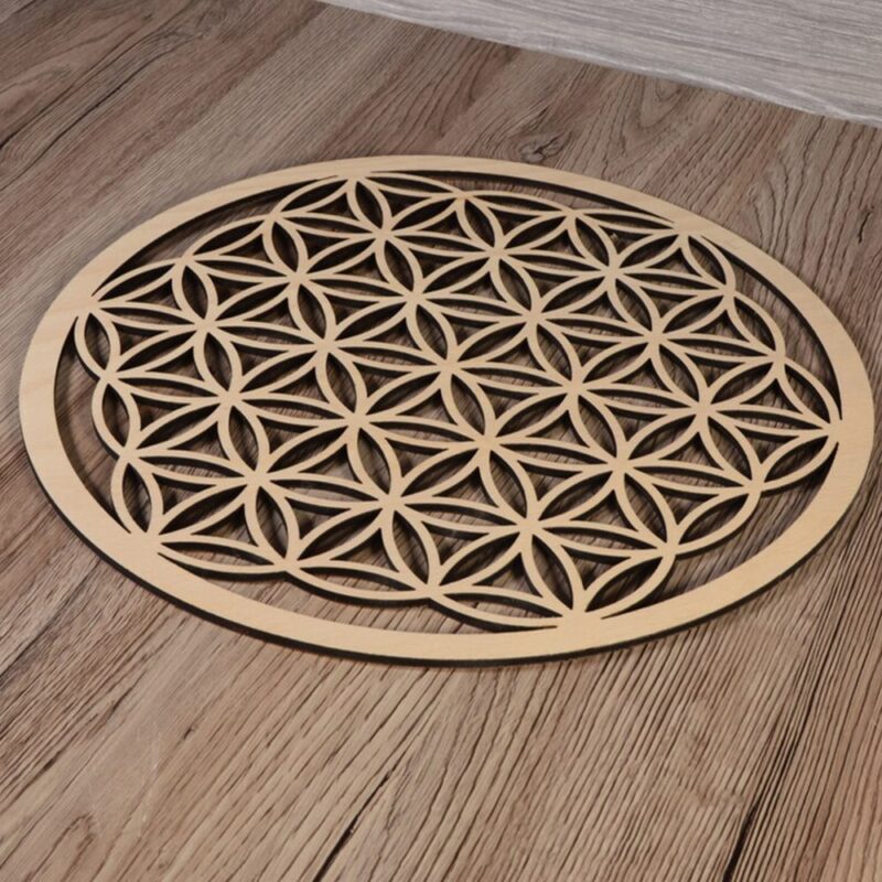 Flower Of Life Wood Wall Art