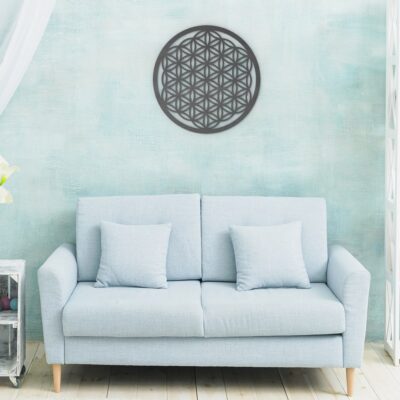 Flower Of Life Wood Wall Art