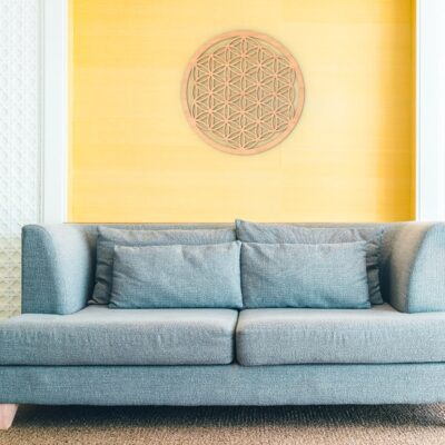 Flower Of Life Wood Wall Art