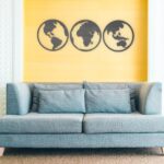 Globes Wood Wall Art