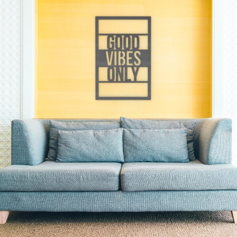 Good Vibes Only Wood Wall Art