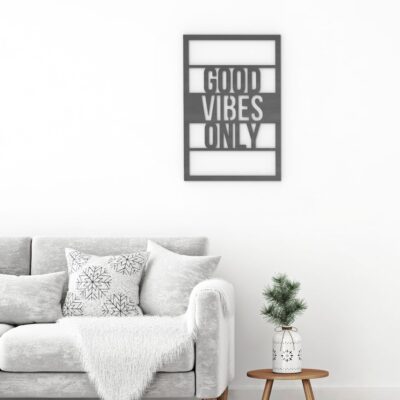 Good Vibes Only Wood Wall Art