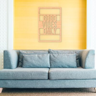 Good Vibes Only Wood Wall Art