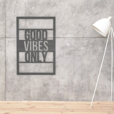 Good Vibes Only Wood Wall Art