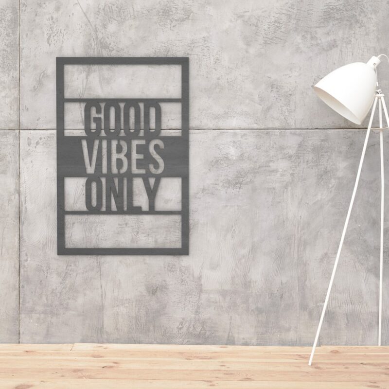 Good Vibes Only Wood Wall Art
