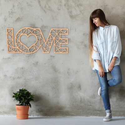 Love Wood Wall Art