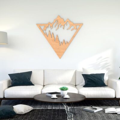 Mountain Wood Wall Art