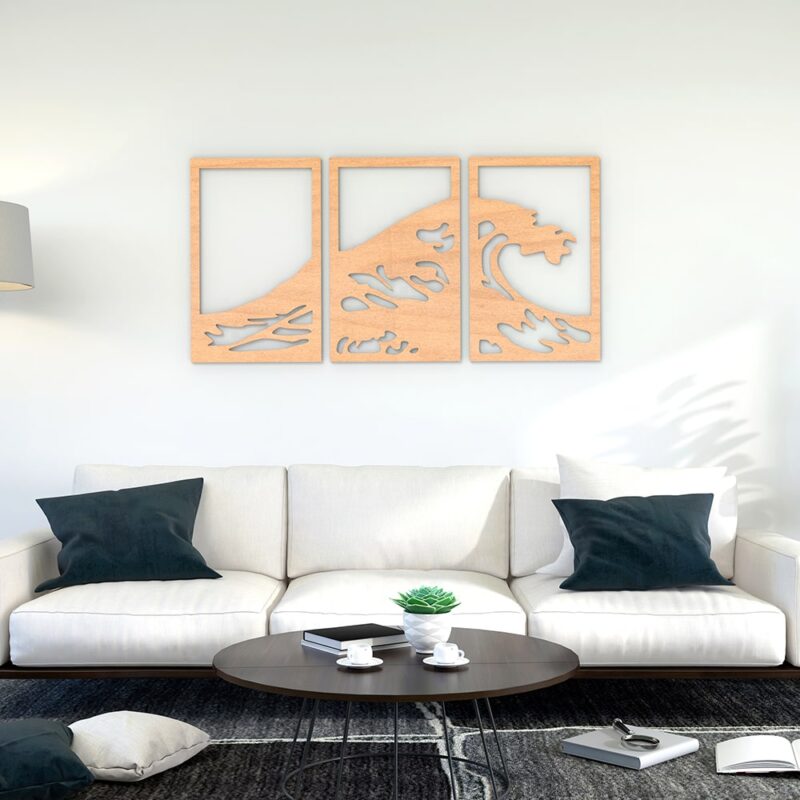 Waves Wood Wall Art