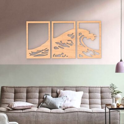 Waves Wood Wall Art