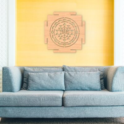 Sri Yantra Wood Wall Art