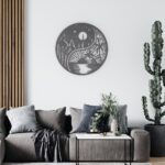 Yin Yang Sun Moon Wood Wall Art