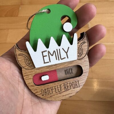 elf report ornament